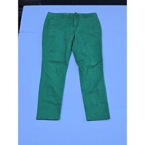 GAP Skinny Mini Khakis Women's Size 2‎ Green Slim Fit Chino Pants